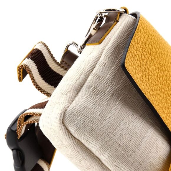 Fendi Baguette Convertible Belt Bag Zucca Canvas with Canvas and Leather Medium - Picture 6 of 9